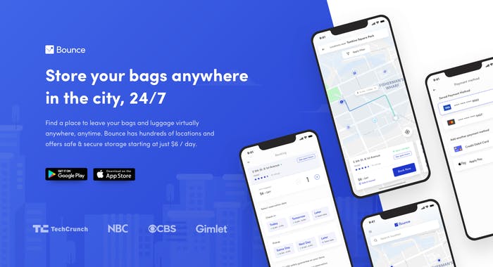 Bounce luggage StartUp