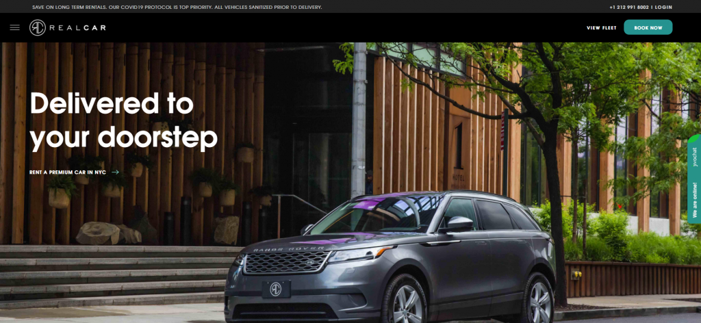 Luxurious Car Rental Service in New York (Website & App)
