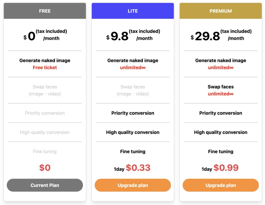 price from 10$ per month